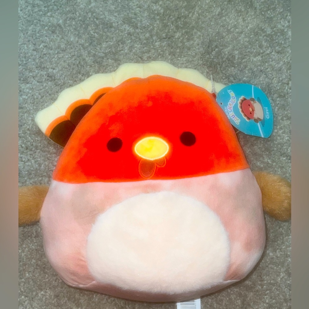 Squishmallows kellytoy limited edition Gavi the Turkey stuffy 🦃